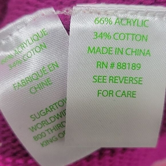 LILLY PULITZER island jungle stripe Daryl crewneck sweater M - Picture 4 of 6